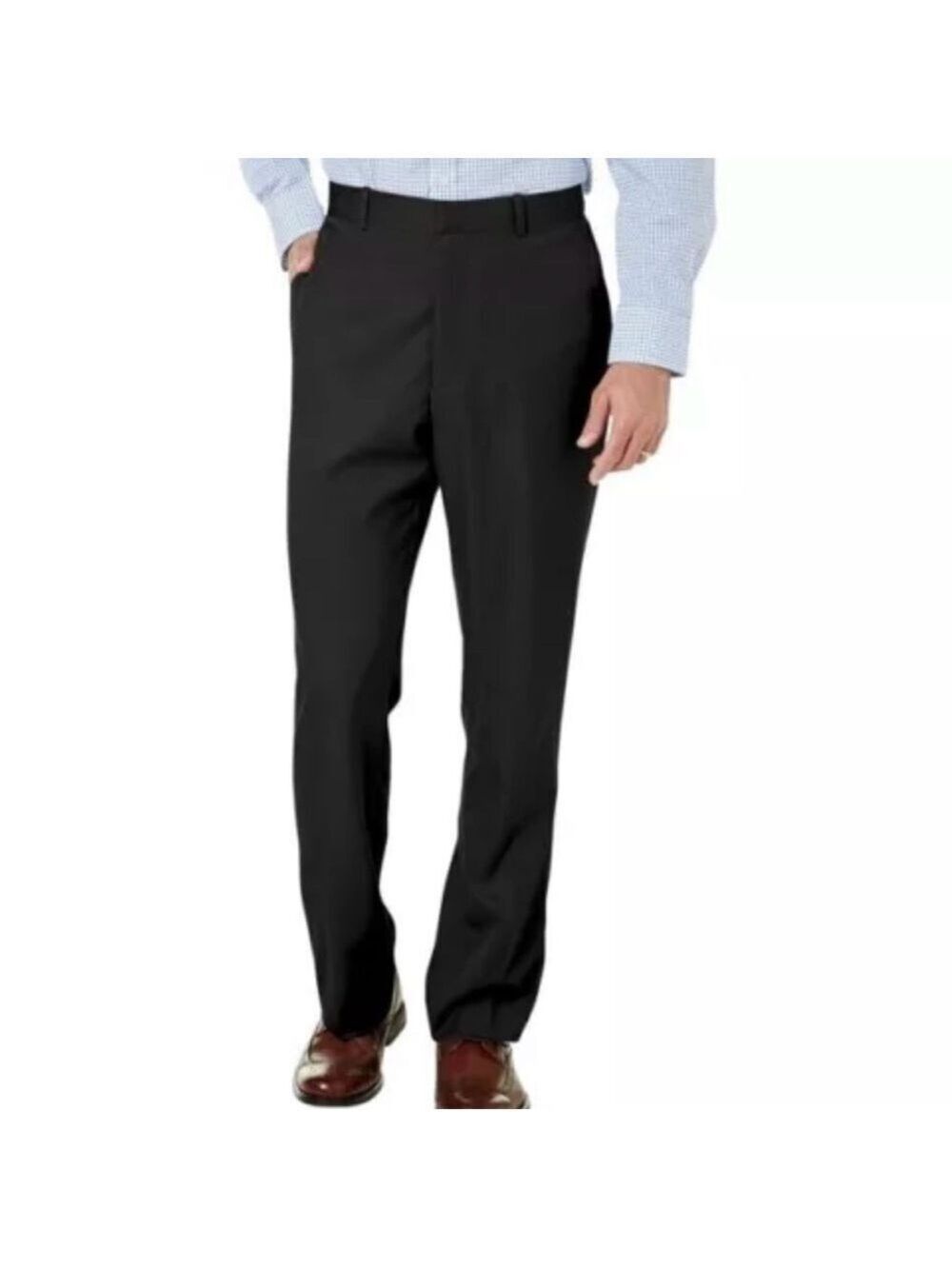 Perry Ellis Men’s Modern Fit Flex Stretch Black Suit Dress Pants - NWT